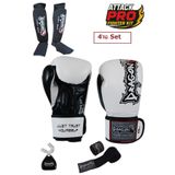 Dragondo Dragon Attack 5 Plus Profesyonel Boks Eldiveni 4'lü Set Boks Eldiveni Kaval Koruyucu Bandaj Dişlik