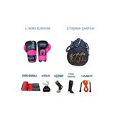 Dragondo Gifttoom, Kıck Boks Sporcu Çantalı Antrenman Seti Boxing, Dragon carbon Boks Eldiveni Ve Ekipmanı