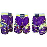 DragonDo KB246 Kick Boks Şortu Kick Boxing Antrenman Şortu Dijital Baskılı Neon Şort - Sarı