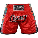 Dragondo KB356 Legacy Kırmızı Kick Boks Şortu Muaythai İçin Hafif ve Konforlu Tasarım Özellikli