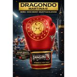 Dragondo Martina-II Muay Thai Federasyon Onaylı Boks Kick Boks Eldiveni - Profesyonel Seri 10-OZ