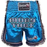 Dragondo Mt3020 Apache Muaythai Şortu Turkuaz Püsküllü Muay Thai Şortu