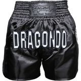 Dragondo Mt3029 Kick Boks Ve Muaythai Şortu Kick Boxing Şort Siyah