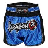 Dragondo Mt3075 Retro Neo Kick Boks Şortu Mavi Retro Muay Thai Şort