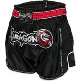 Dragondo MT3075 Retro Neo Muaythai Şortu Siyah Retro Muay Thai Şort - 3XL