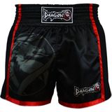 Dragondo MT3092 Muay Thai Kick Boks Şortu Dijital Baskılı Siyah Şort - 3XL
