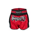 Dragondo Muay Thai Şortu Retro Neo Kırmızı Mt3075