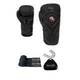 Dragondo Tepito Siyah Mat Boks, Kıck Boks, Muay Thai Dragon Boks Eldiveni, Boxing Gloves, Gifttoom