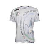 DragonDo TX8591 Ifma Muaythai Tişört Kısa Kol Beyaz Trend Polyester Dijital Baskı 2XL