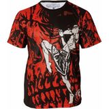 Dragondo Tx8597 Kick Boks Muaythai Tişört Kırmızı Dijital Baskılı Tişört