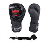 Dragondo Yakuza Boks Eldiveni Muay Thai Kick Boks Eldiveni Ve Bandajı 2'li Set