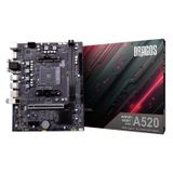 Dragos A520 D4 Sata,M2 Ddr4 4600Mhz Usb 3.2 Hdmi Dp Ses G.lan Am4 Matx Anakart