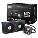 Dragos Aquaforge V2 240Mm Siyah Argb Lcd Ekranlı İşlemci Sıvı Soğutucu
