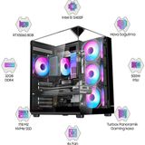 Dragos Drx7937 İ5 13400F 32Gb Ram 1Tb M2 Nvme Ssd Gigabyte Windforce Gigabyte Windforce 8Gb Rtx5060 Oem Paket
