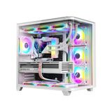 Dragos Ocean Curved Pro V2 Beyaz 7x Argb Fan USB 3.0 Type-C 750W 80+ Atx Bilgisayar Kasası Beyaz