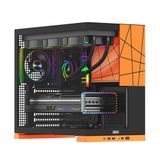 Dragos Prizma 5x Argb Fan Type-C 1000W 80+ Bronze Pcıe 5.1 Atx 3.0 Atx Mid Tower Kasa Turuncu