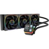 Dragos Rock 360MM Argb LCD Ekranlı İşlemci Sıvı Soğutucu Siyah Aydınlatma Özellikli