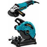 Dragro 2000 Watt + 355MM Profil Boru Kesme Makinası + 2200W Bakır Sargılı Metal Şanzıman 230MM Büyük Spiral Taşlama