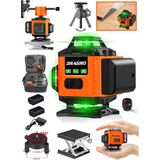 Dragro Alman 128 Vf 12 Kose Otomatik Hizalama Lazer Metre 360 Derece Yatay Dikey Capraz Kumandali Cantali