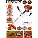 Dragro Alman 20 Hp Yan Tipi Benzinli Motorlu Tırpan Çim Biçme Makinesi