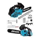 DRAGRO Alman 25cc Mini Benzinli Testere Ağaç Odun Dal Budama Ve Kesme Testeresi Hızar Motoru Mavi