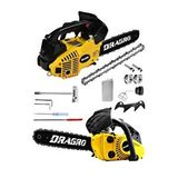 DRAGRO Alman 25cc Mini Benzinli Testere Ağaç Odun Dal Budama Ve Kesme Testeresi Hızar Motoru Sarı