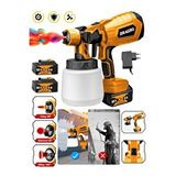 DRAGRO Alman 999 Vf 20 Ah Çift Akülü Boya Tabancası Püskürtme İlaçlama Makinesi Turuncu