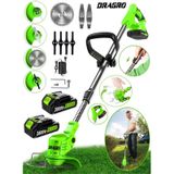 Dragro Alman DRGM3800 Eco Pro 2 Akülü Y 3800 Vf 20 Ah Teleskopik Uzatmalı Çim Biçme Tırpanı