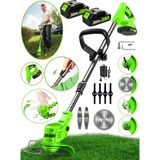 Dragro Alman Eco Pro 2 Akülü Y 3800 Vf 20 Ah Ot Çim Çalı Diken Biçme Tırpanı Teleskopik Uzatmalı