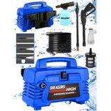 Dragro Alman LT701G-2500A 180 Bar 2500 W Yüksek Basınçlı Yıkama Makinesi Mavi
