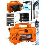 Dragro Alman LT701G-2500A 180 Bar 2500 W Yüksek Basınçlı Yıkama Makinesi Turuncu