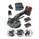 DRAGRO Alman Pro 128 Vf Metal Şanzıman Lithium Çift Akülü Fayans Cam Karo Döşeme Vantuz Makinesi Çantalı Mavi