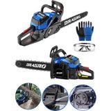 Dragro Alman Tf 9200 Çelik Şanzuman Benzinli Testere Ağaç Odun Dal Kesme Makinesi 50 cm Pala