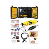 Dragro DRG-400grv Sarı 400 W 350 Parça 60.000 Rpm 6 Kademe Devir Ayarlı Hobi Gravür Seti Mini Taşlama Makinesi