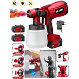 Dragro DRG-BYA999 999 Vf Kırmızı 20 Ah Çift Akülü Boya Tabancası