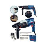 Dragro DRG-krc4200 Gri 4200 Çelik Şanzıman Bakir Sargili Kırıcı Delici Hilti Matkap + 5 Adet Uç Yedek Mandren