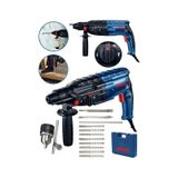 Dragro DRG-krc4200 Lacivert 4200 Çelik Şanzıman Bakir Sargili Kırıcı Delici Hilti Matkap 10 Adet Uç Yedek Mandren Yedek Uç