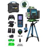 Dragro Drg-lazer Metre + 16 Köşe Yeşil Lazer Hizalama Terazi 360 Mıknatıslı Çantalı Otomatik Hizalama Metre
