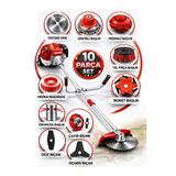 Dragro German Drg-10 + Yan Tipi Benzinli Ot Çalı Çim Biçme Tırpanı + Full Set Hediyeli K