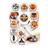 Dragro German Drg-10 + Yan Tipi Benzinli Ot Çalı Çim Biçme Tırpanı + Full Set Hediyeli T