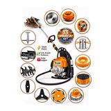 Dragro German Drg-13 + Sırt Tipi Benzinli Ot Çalı Çim Biçme Tırpanı + Full Set Hediyeli T