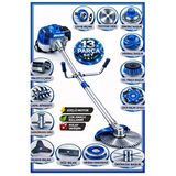 Dragro German Drg-13 + Yan Tipi Benzinli Ot Çalı Çim Biçme Tırpanı + Full Set Hediyeli + Çift Çapa M