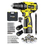 Dragro Germany 58 V 8 Ah Metal Şanzuman Bakır Sargılı Sarı Çift Akülü Vidalama Matkap