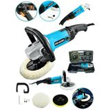 Dragro GRZ-plsj4200 Mavi 4200 W Bakir Sargili 6 Kademe Devir Ayarlı Polisaj Makinasi Zımpara Pasta Cila Makinesi