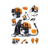 Dragro Gt9004 20 Hp Turuncu Sırt Tipi Benzinli Motorlu Ot Çalı Tırpanı Çim Biçme Makinesi Turuncu Zincirli