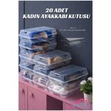 draiys 20 ADET KADIN AYAKKABI KUTUSU ŞEFFAF AYAKKABI DÜZENLEYİCİ ORGANİZER HAVALANDIRMALI KUTU