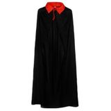 Drakula Vampir Pelerini Yakalı Yetişkin Boy 110Cm