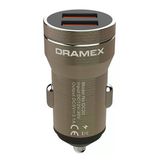 Dramex DC20B 3.1A 2xusb-A Çıkışlı Hızlı Araç Şarj Cihazı - Metalik Kahverengi