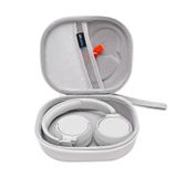 DR·AMIU JBL Tune 510BT/ 520BT/ 660NC/ 670NC/ 570BT/ Tune 525BT/ 500BT/ 500/JBL Live 460NC/ 670NC/ JBL T450BT, Soundcore H30i, Samsung AKG Katlanabilir Küçük Kulaklık Beyaz için Seyahat Çantası