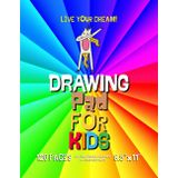 Drawing Pad For Kids: Blank Paper Sketch Book for Drawing Practice. 120 Pages 8.5 x 11 Large Sketchbook for Kids Ages 4-12. Notebook For Sketching, ... Fantastic Rainbow Cover with Funny Unicorn.